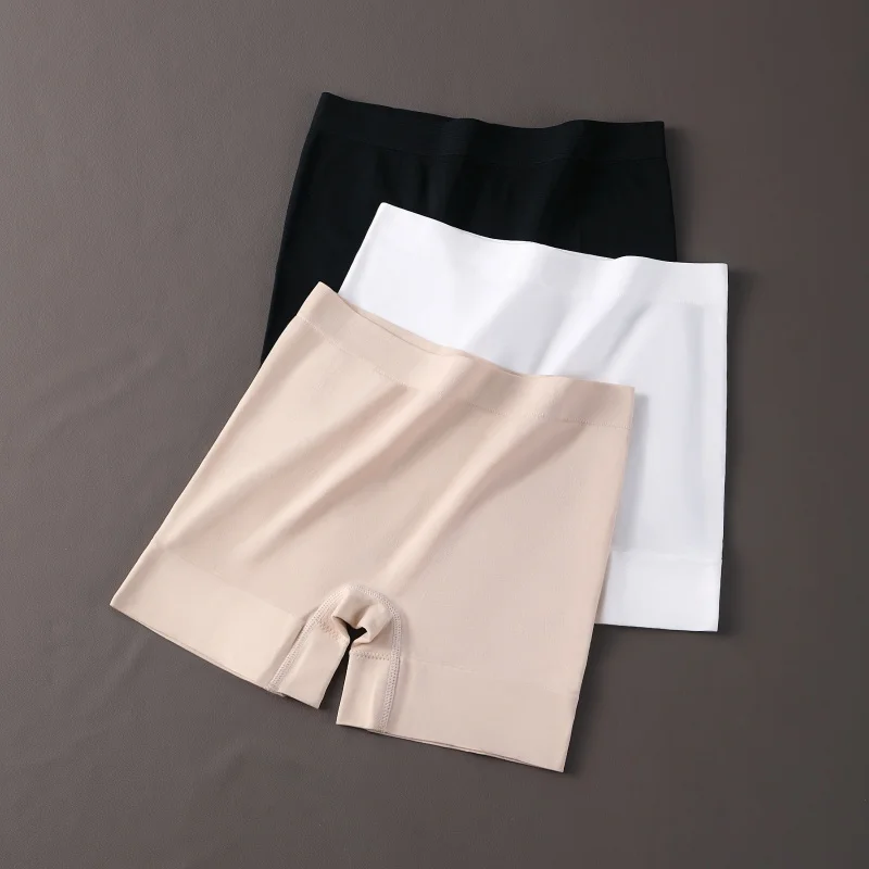 3PCS High Waist Safety Short Pants Butt Lift Protective Shorts Panties Plus Size Seamless Underwear for Women's Summer