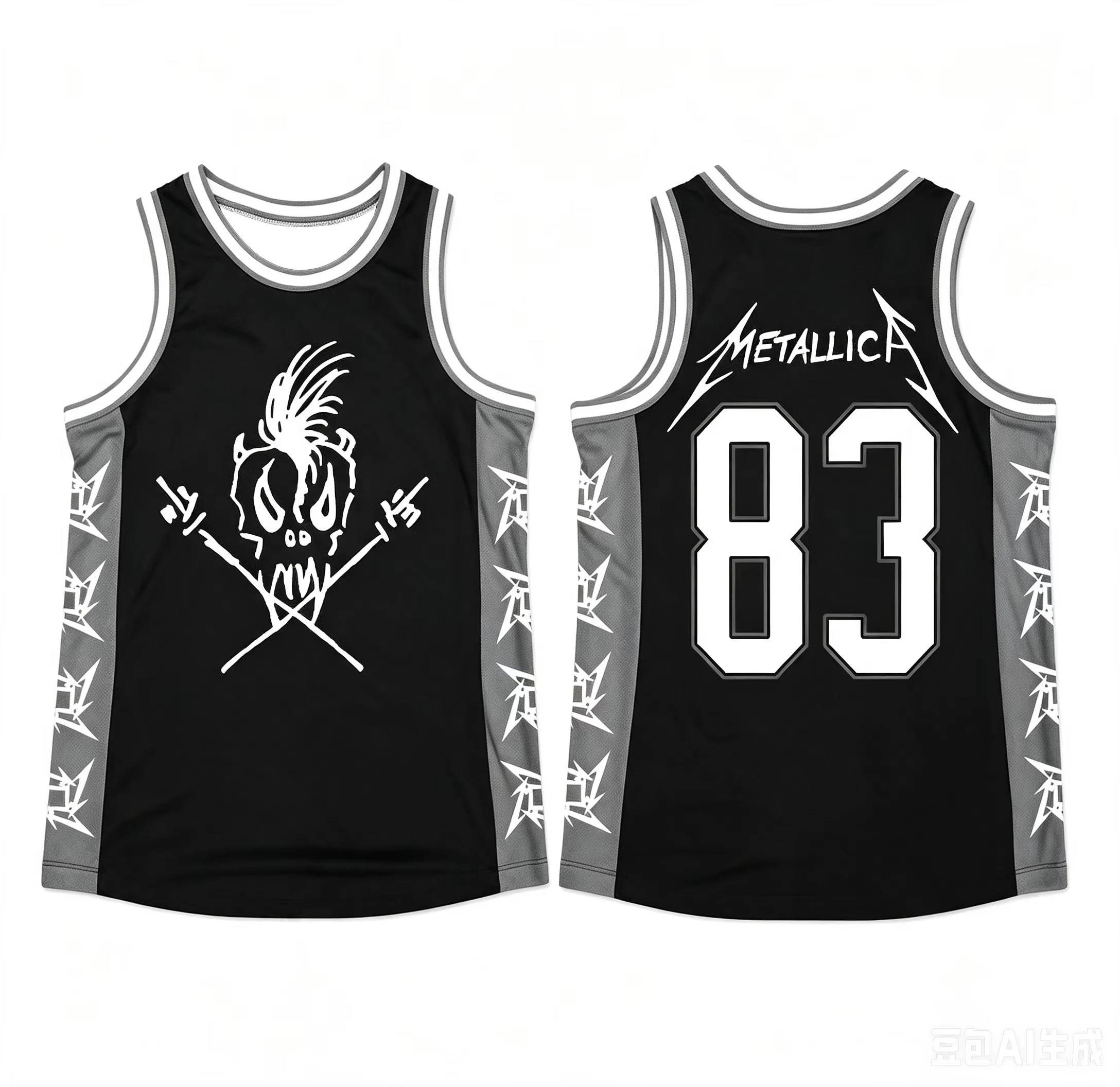 Metallica M72 World Tour 2026 Ride The Lightning Basketballtrikot, Y2K Sport-Fan-Streetwear, lockeres Tanktop für Männer und Frauen