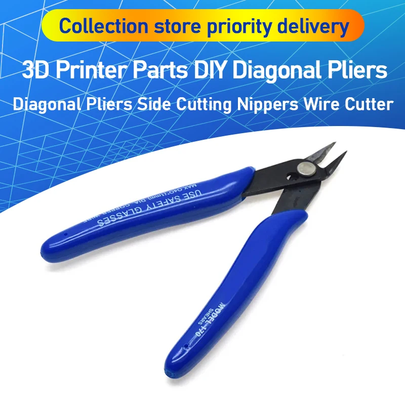3D Printer Parts 170 U.S. US American Wishful Clamp DIY Electronic Diagonal Pliers Side Cutting Nippers Wire Cutter electrical cutting pliers,electronic component