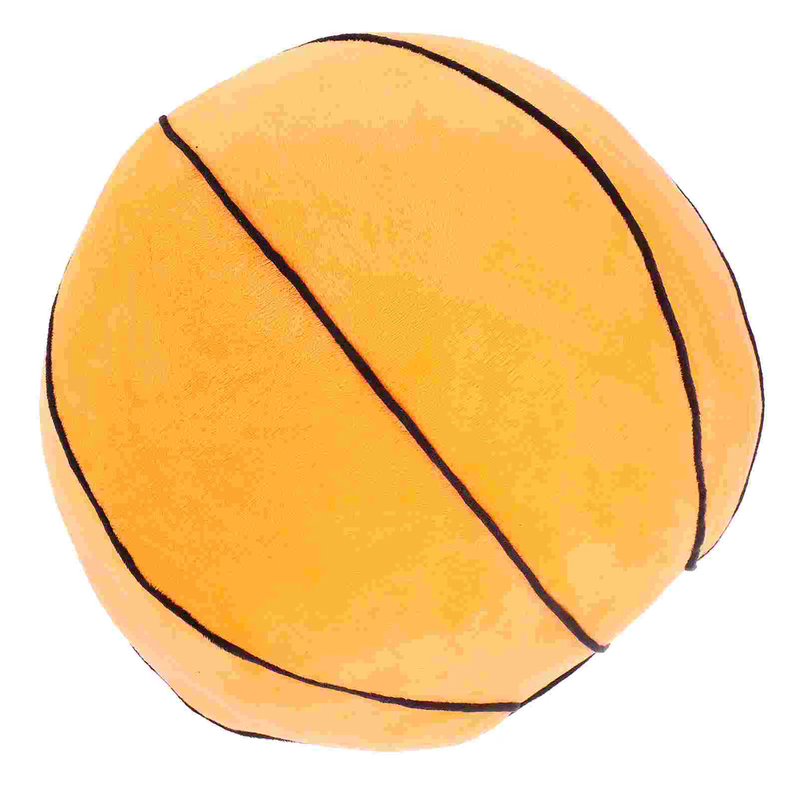 

Basketball Pillow Sports Throw Pillows Household Party Favor Plush Stuffed Charming Sphere Cushion