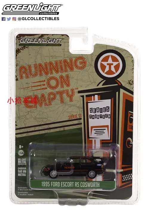 1:64 1995 Ford Escort Rs Cosworth - Texaco Diecast Metal Alloy Model Car Toys For Gift Collection