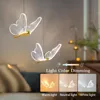 Butterfly LED Pendant Lights Ceiling Hanging Lamps Bedside Suspension Luminaire Living Room For Home Decoration Indoor Lighting 1