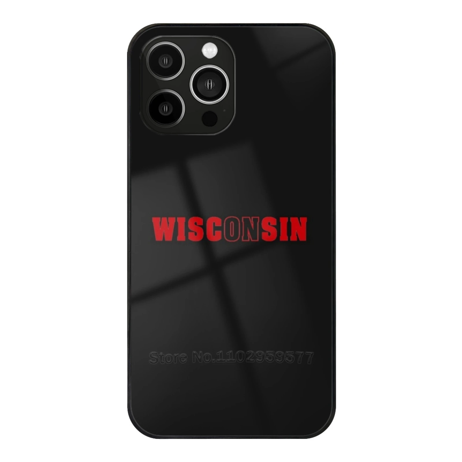 

Tempered Glass Case For Iphone 11 12 13 14 15 Pro Max Mini 7 8 X Xr Xs Plus Phone Cover On Wisconsin Wisco Wisconsin Go Badgers