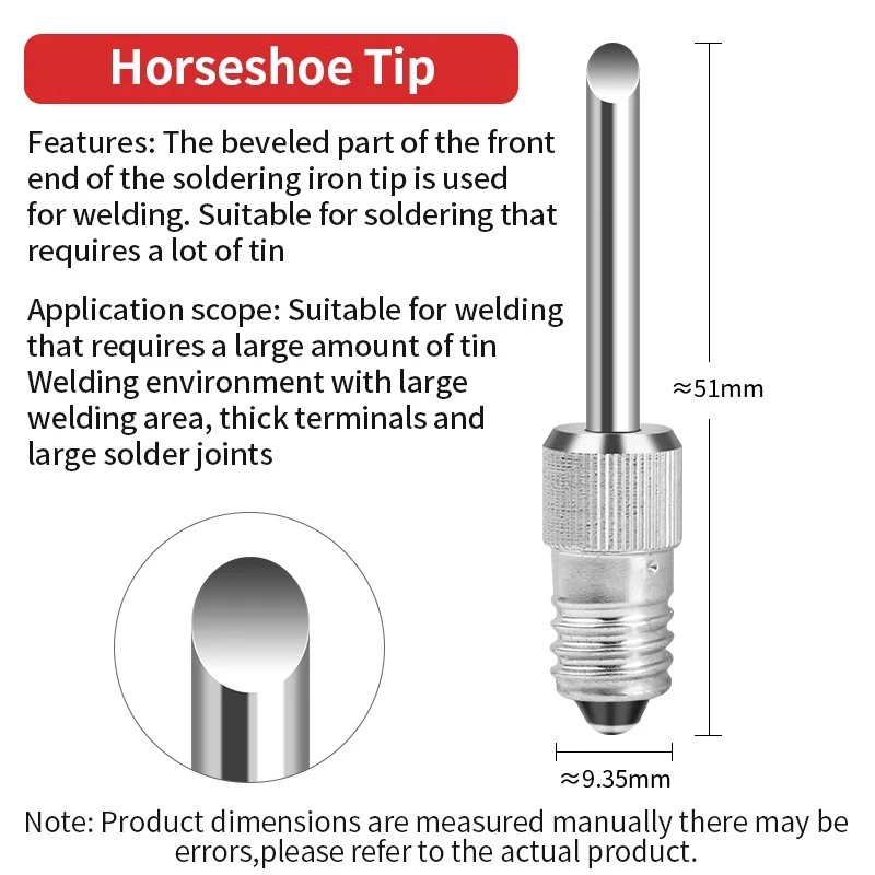 Welding Soldering Tips USB Soldering Iron Head Replacements Threaded Tip Fits for E10 Interface Iron soldering iron