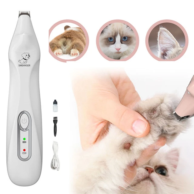 Tondeuse Poils D'animaux Rasoir Lectrique Pour Poils D'animaux Rasoir Poils  De Patte Pour Chiens Et Chats Rechargeable