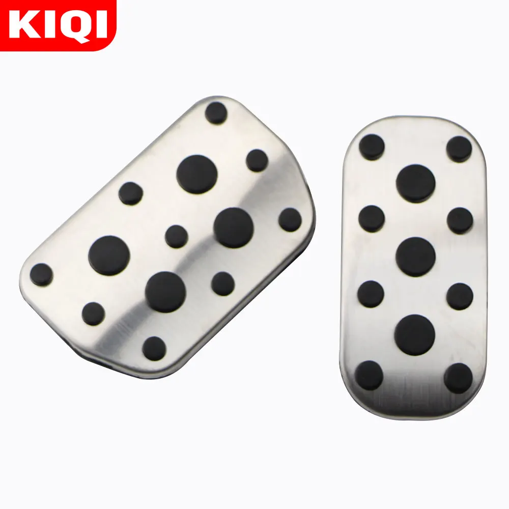 KIQI Anti-Slip AT Pad Fuel Gas Brake Footrest Pedal Cover for