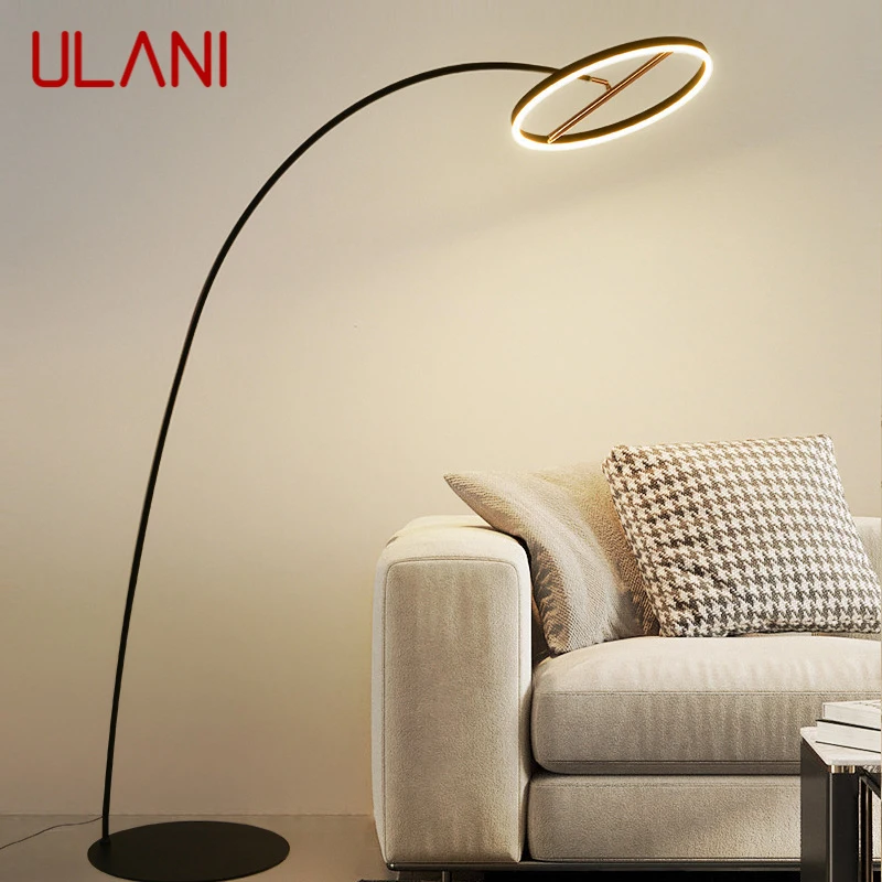 

ULANI Nordic Fishing Floor Lamp ModernFamily Living Room Beside The Sofa Creative LED Minimalism Standing Light