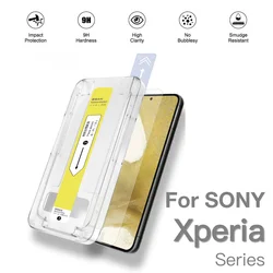 Premium Tempered Glass Screen Protector for Sony Xperia with Installation Kit - Dust Free (FOR Xperia 10 V)