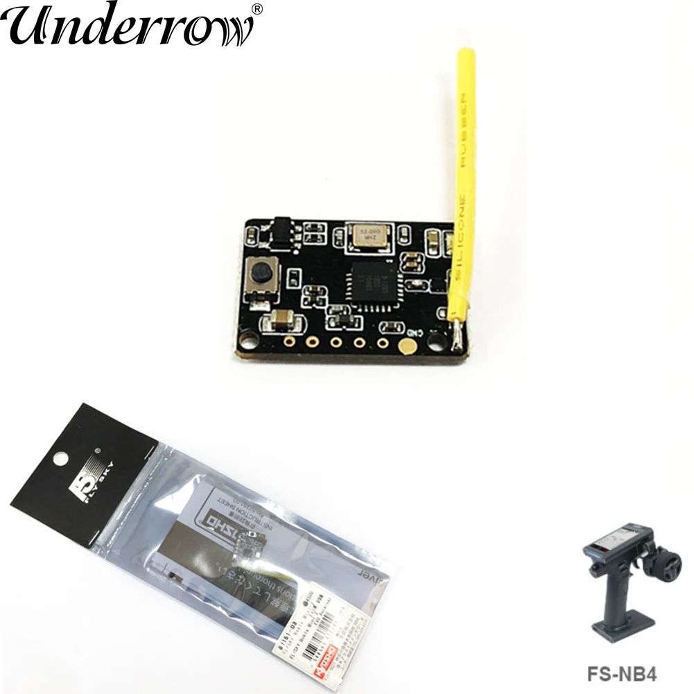 Mini Ricevitore Flysky Fs-Minizrf3 2.4G Compatibile Per Flysky Noble Nb4 Per Auto Rc Min-Z Evo