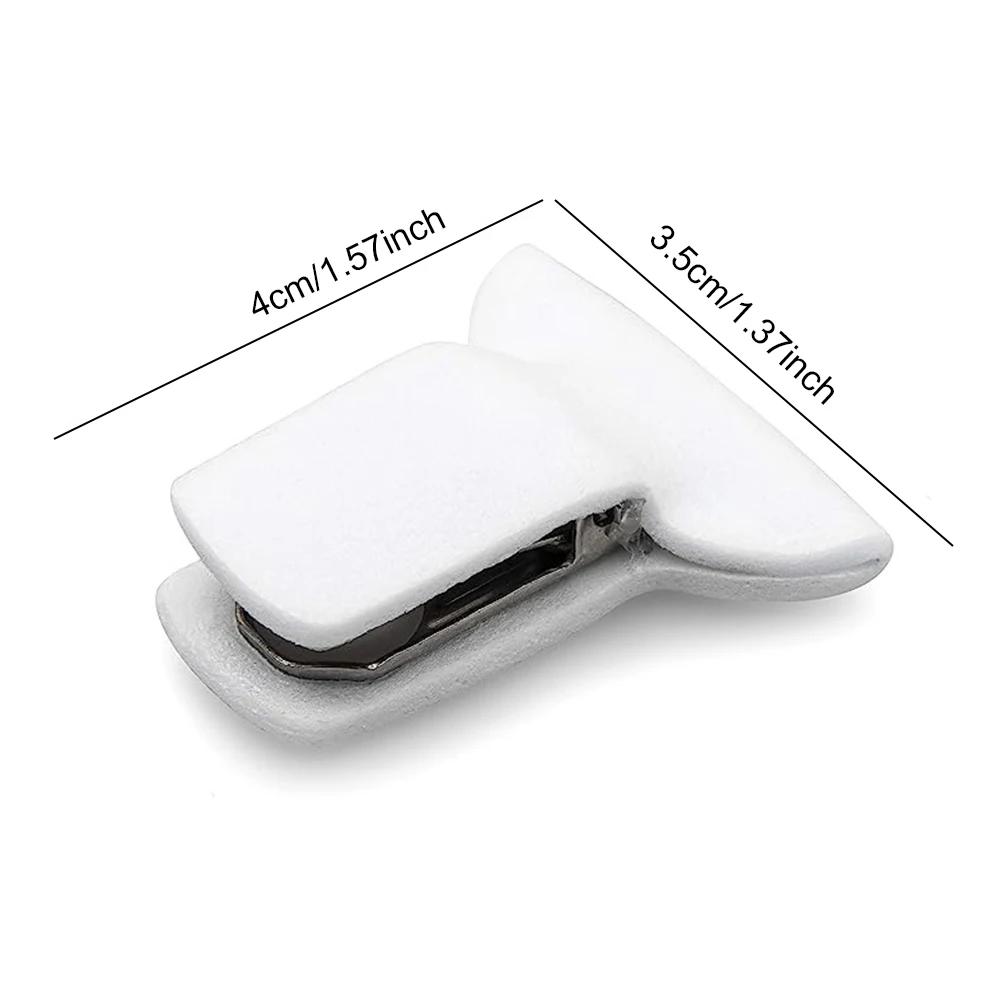 6/12Pack Padded Comforter Clips White Padded Duvet Clips Comforter Fasteners Prevents Comforters From Moving Inside Duvet Cover 6