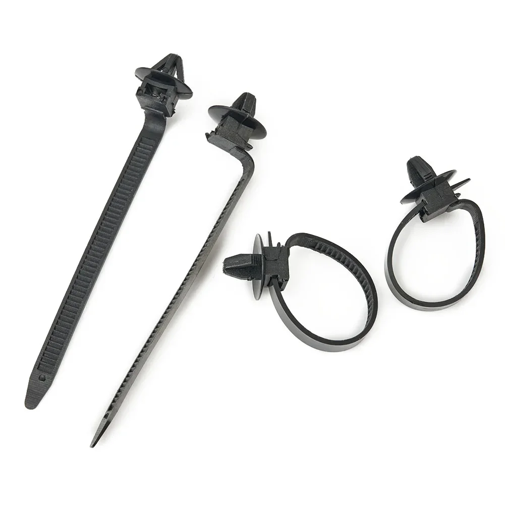 Car wire clips 50pcs Wire Harness Fastener Cable Clamp Clips Cable Ties Management Car Wire Organizers For Car Hose Fastening Zip Strap