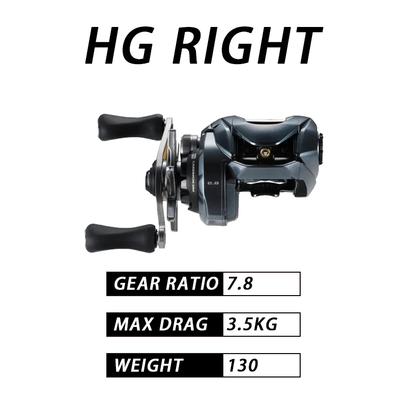 Shimano 22 Aldebaran BFS HG RIGHT Right-Handled (Baitcasting Reel) Gear 7.8