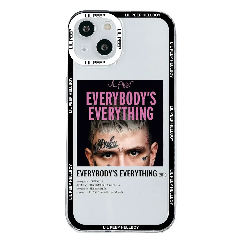 Lil Peep Hellboy Love Transparent Soft Phone Case Cover