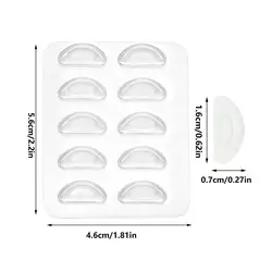 Silicone Invisible Non - Slip Adhesive Nose Pads (White)
