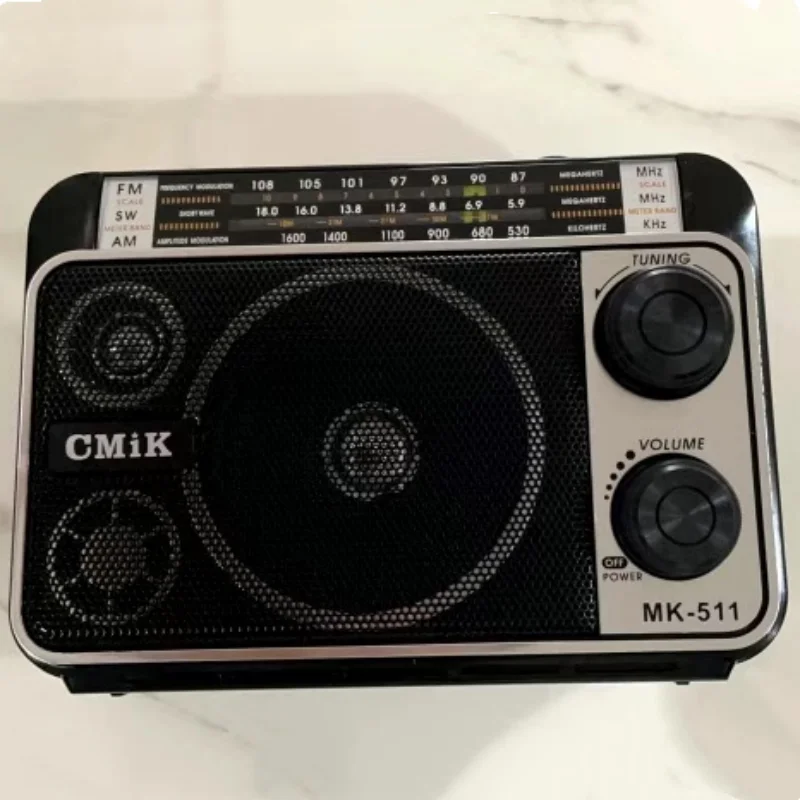 

MK-511 Bluetooth Radio Multi Band High Quality Tune Multi Functional Pointer Card Insert USB Portable Speaker FM/AM/SW/MP3