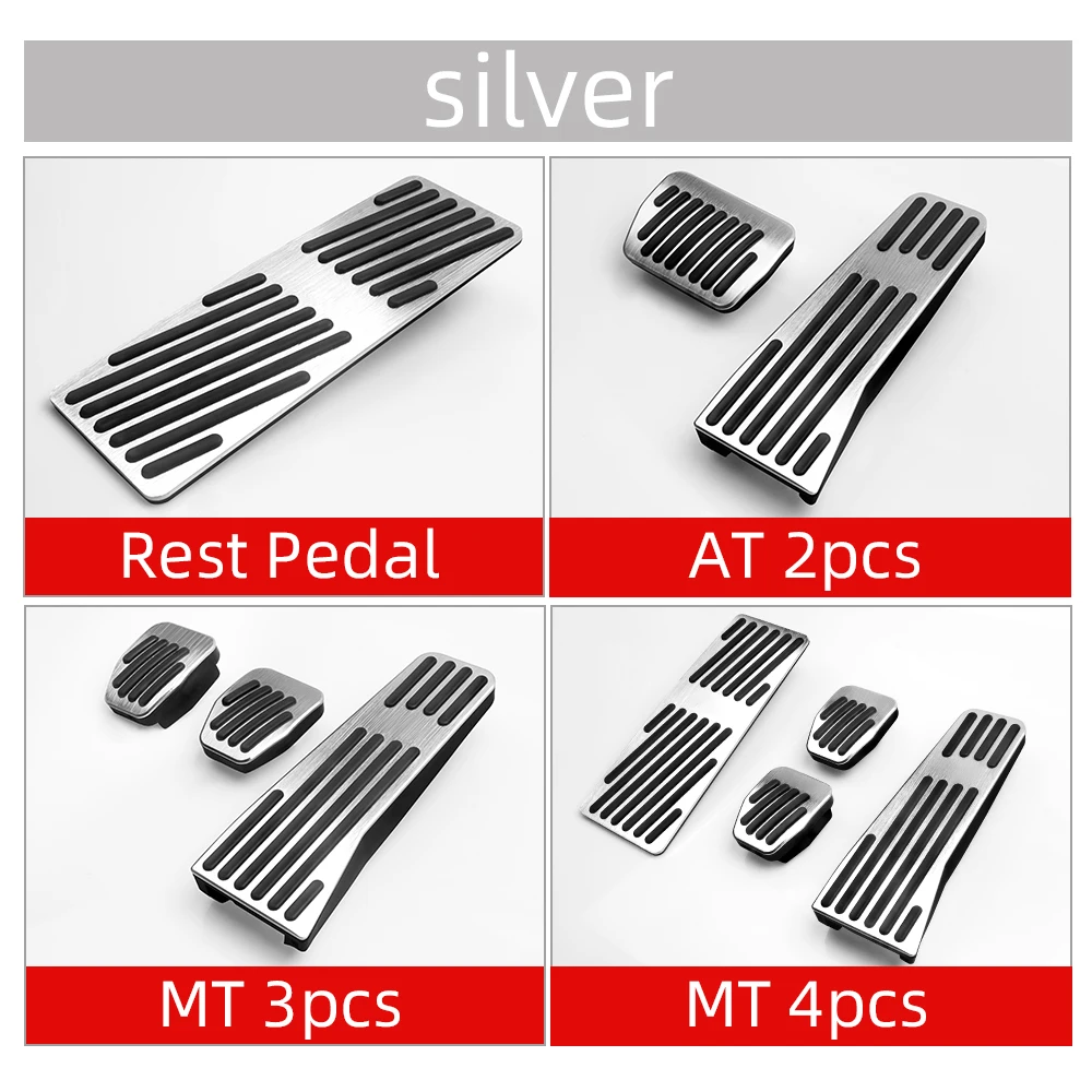 Car Accelerator Fuel Brake Clucth Foot Rest Pedal Pad Cover For Mazda 3 Axela BP CX-30 CX30 CX50 Accessories car accessories car pedals pedal cover