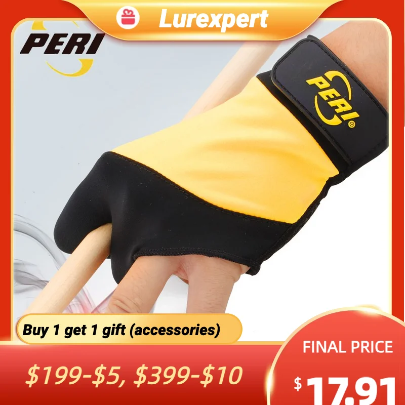 PERI Gloves Billiard Gloves Lycra Imported Fabric Nonslip Pool Glove
