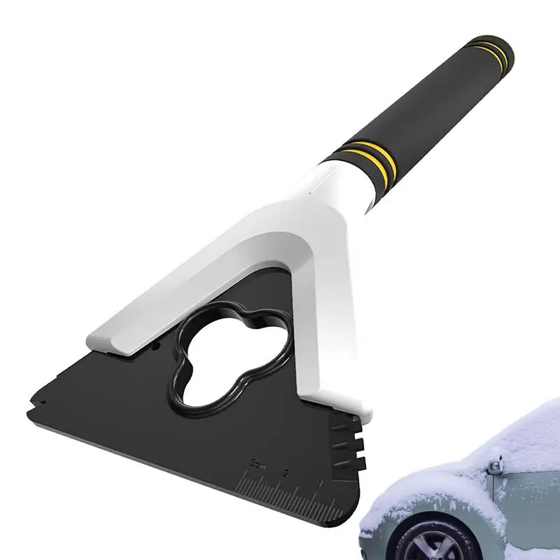 

Car Snow Shovel Triangle Shovel Multi-Purpose Windshield Ice Scraper Vehicles Cleaning Tool For SUV Trucks Off-Road Vehicles