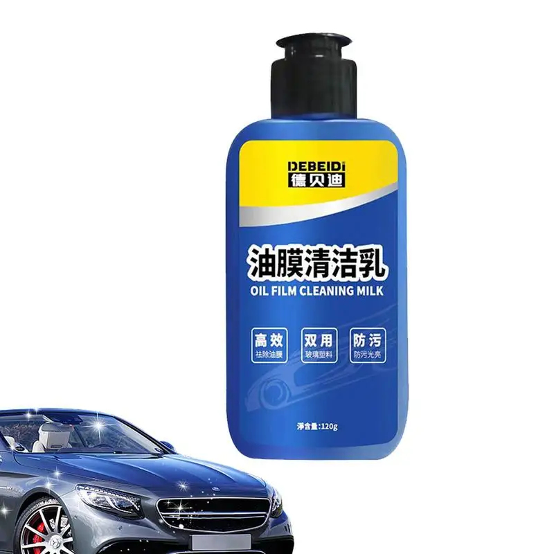 

Glass Oil Film Remover Car Glass Cleaner 120g Car Window Cleaner Coatings For Glass Surfaces Bird Droppings Remover