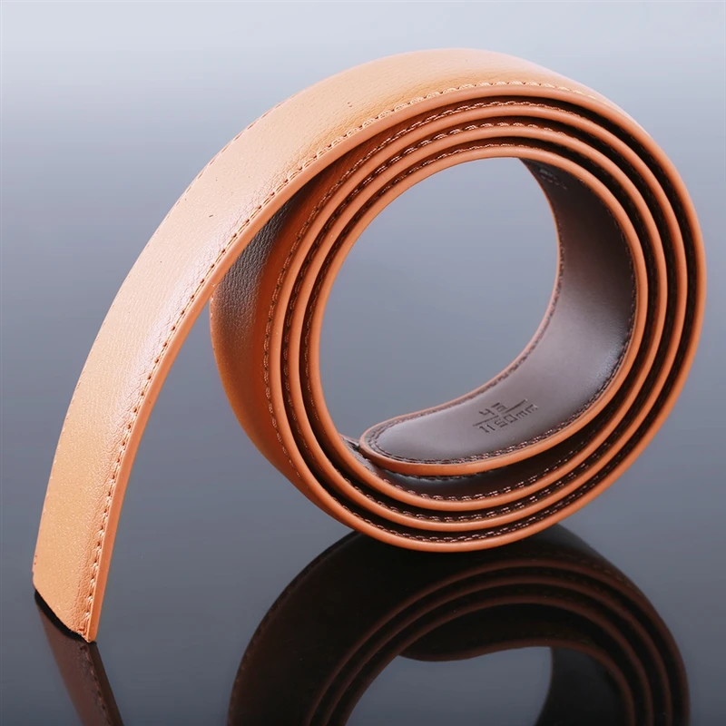 Automatic Men's Belt Replacement Strip Without Buckle_voghion.com