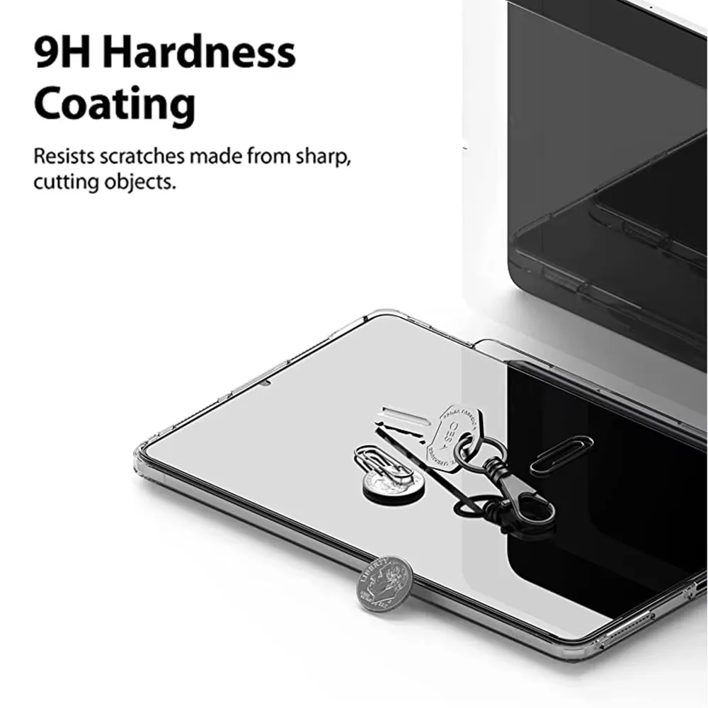 Premium 2-Piece Glass Protector for Tablets - Ultra-Durable 9H Screen and Lens Protection Film