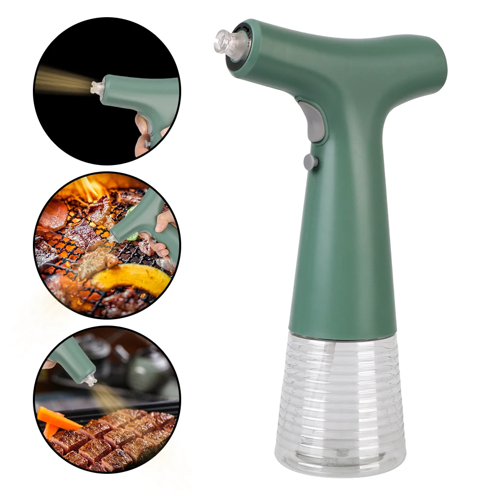 Electric Olive Oil Spray Bottle Dispenser For BBQ Kitchen Oil Sprayer USB Charging Creative Soy Sauce Jar Vinegar Storage Bottle oil spray bottle oil sprayer oil spray dispenser oil dispenser