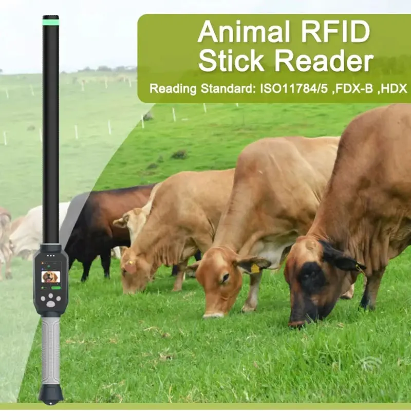 Maitepus Animal RFID Stick Reader Farm Animal Reader New Microchip Tube Glass Tag Antenna Bluetooth Handheld Stick