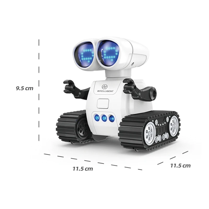 RC Robot Toys With Walkie Talkie Function,Gesture Sensing, Programming Motion,Dance And Shining LED Eyes Gift For Kids 3