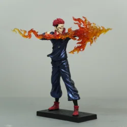 Anime Jujutsu Kaisen Ryomen Sukuna Action Figure - 19.5cm PVC Statue for Desktop Collection and Gifts (Ryomen Sukuna)