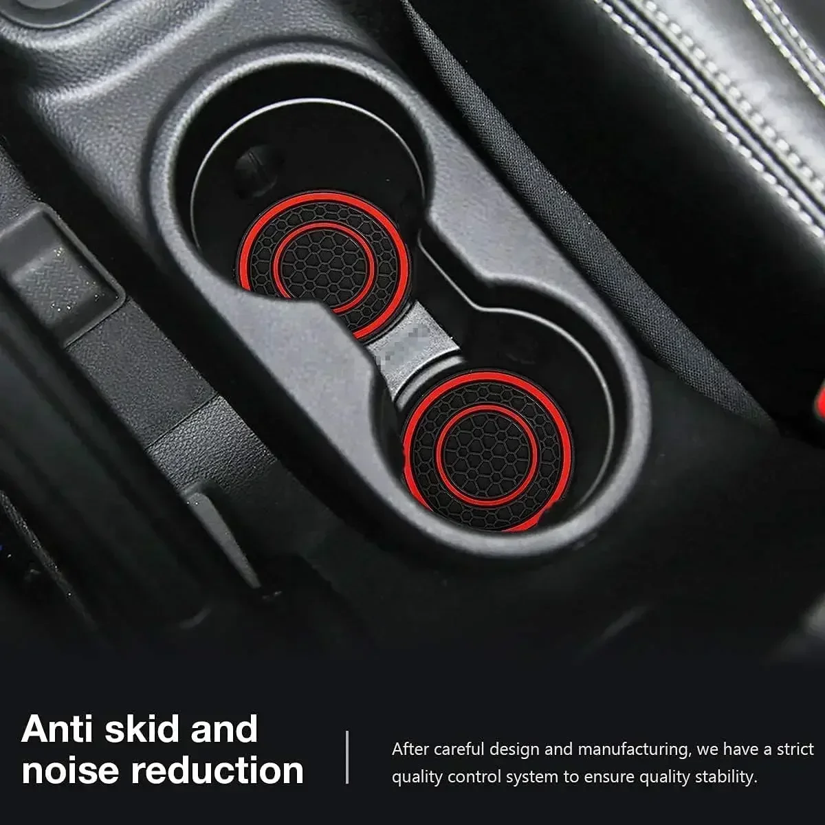 Durable Car Cup Holder Coasters Anti Slip Mat