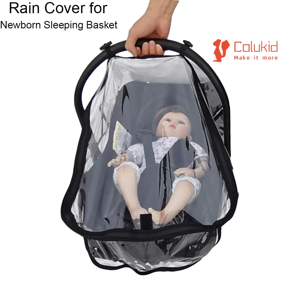 Cubierta de lluvia Compatible, protector meteorológico, red transparente plástico, chubasquero, mosquitera para recién nacido, cesta para dormir y asiento de coche para bebé - AliExpress Madre y niños