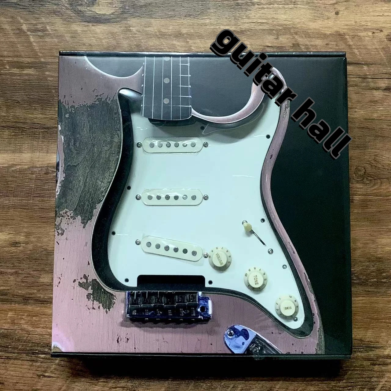 

ST Guitar Handwriting Mudguard Pickup alnico 5 Single Coil electric guitar Pickup Loading Guard