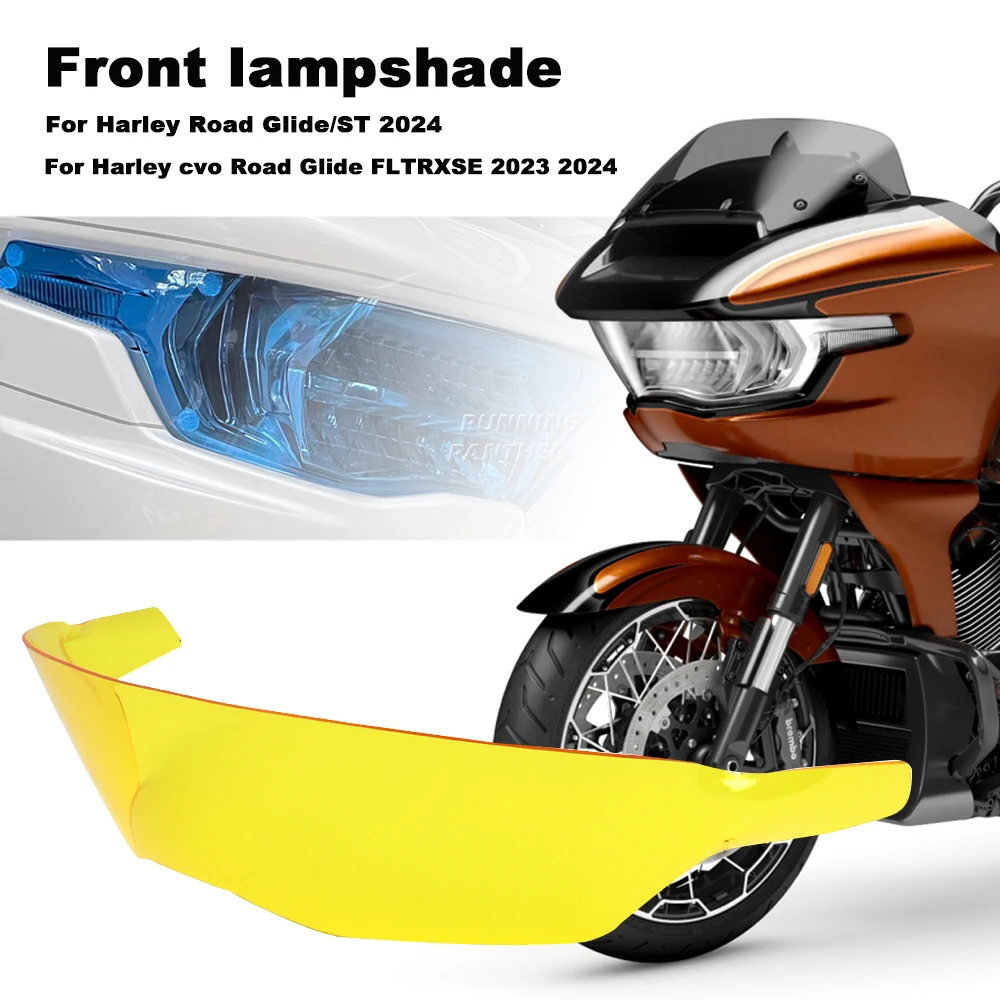 für Harley CVO Road Glide FLTRXSE & ST 2024 – Motorrad-Verkleidungszubehör, NEUE Scheinwerferabdeckung und Schutz