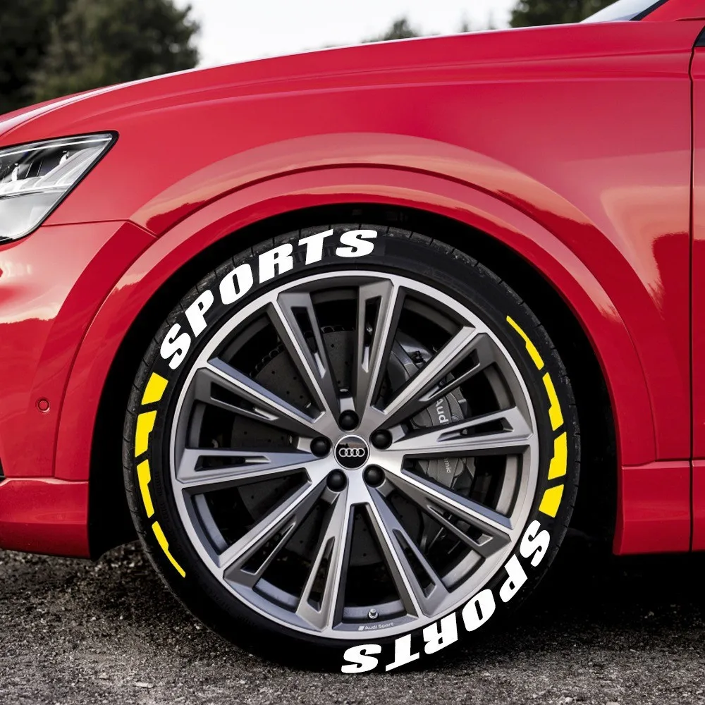 3D Car Tire Stickers 4