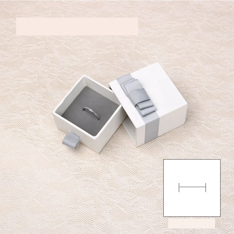 24-teilige Schmuck-Organizer-Box für Ringe, Ohrringe und Halsketten mit grauer Schleife, tragbare Schubladenboxen für Hochzeit, Reisen und Geschäftsreisen – Detail 9