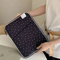 Housse de transport souple pour ordinateur portable 10 11 13,3 pouces, pochette en velours côtelé pour tablette et ordinateur portable, compatible Lenovo Dell 1