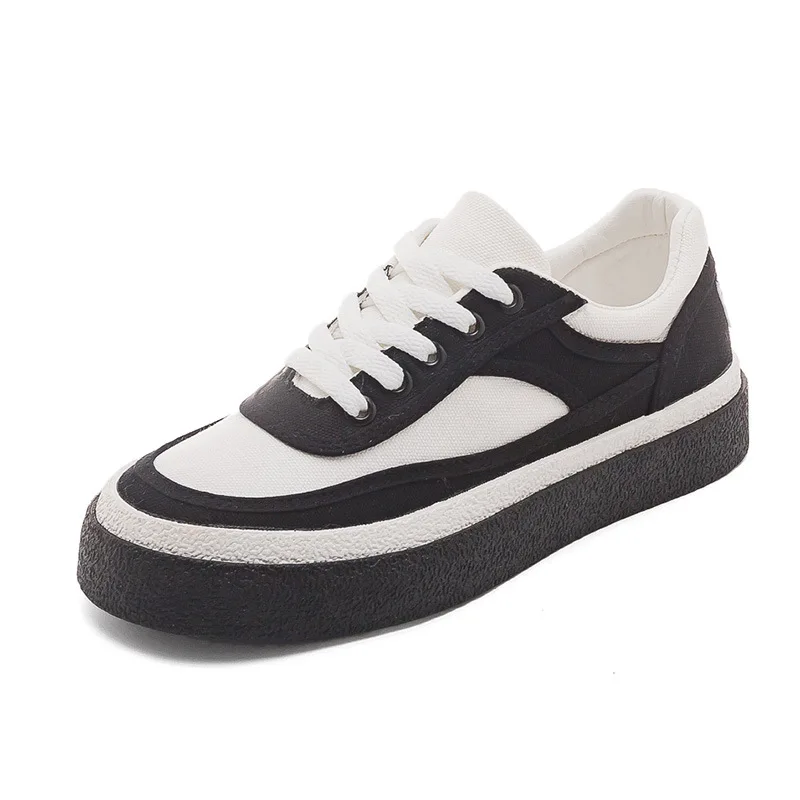 

Casual Canvas Shoes Women Summer Lace Up Non Slip Platform Sneakers Sport Femme Flats Womens Trainers Zapatillas Chunky Mujer