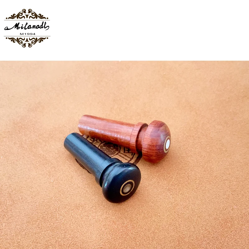 Violin Endpin Ebony/Rosewood/Jujube Wood Violin Tail Endpin Nail Musical Instrument Accessories 10Pcs