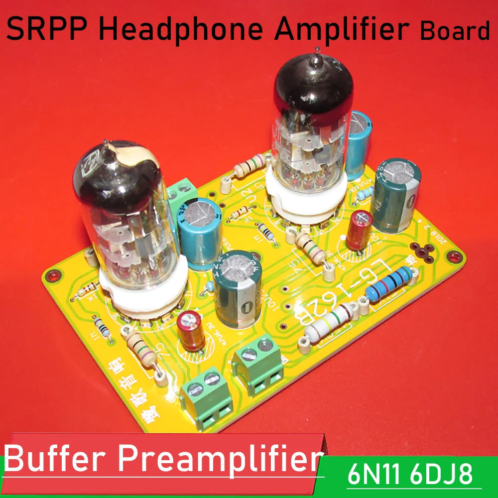 

6N11 6DJ8 Vacuum Tube Buffer Preamplifier Preamp SRPP Headphone POWER Amplifier Board