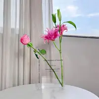 Creative Book Flower Vase  Acrylic Flower Vase Plant Vases Decorative Modern Decorative Bottles For Wedding Gift Home Decor 2