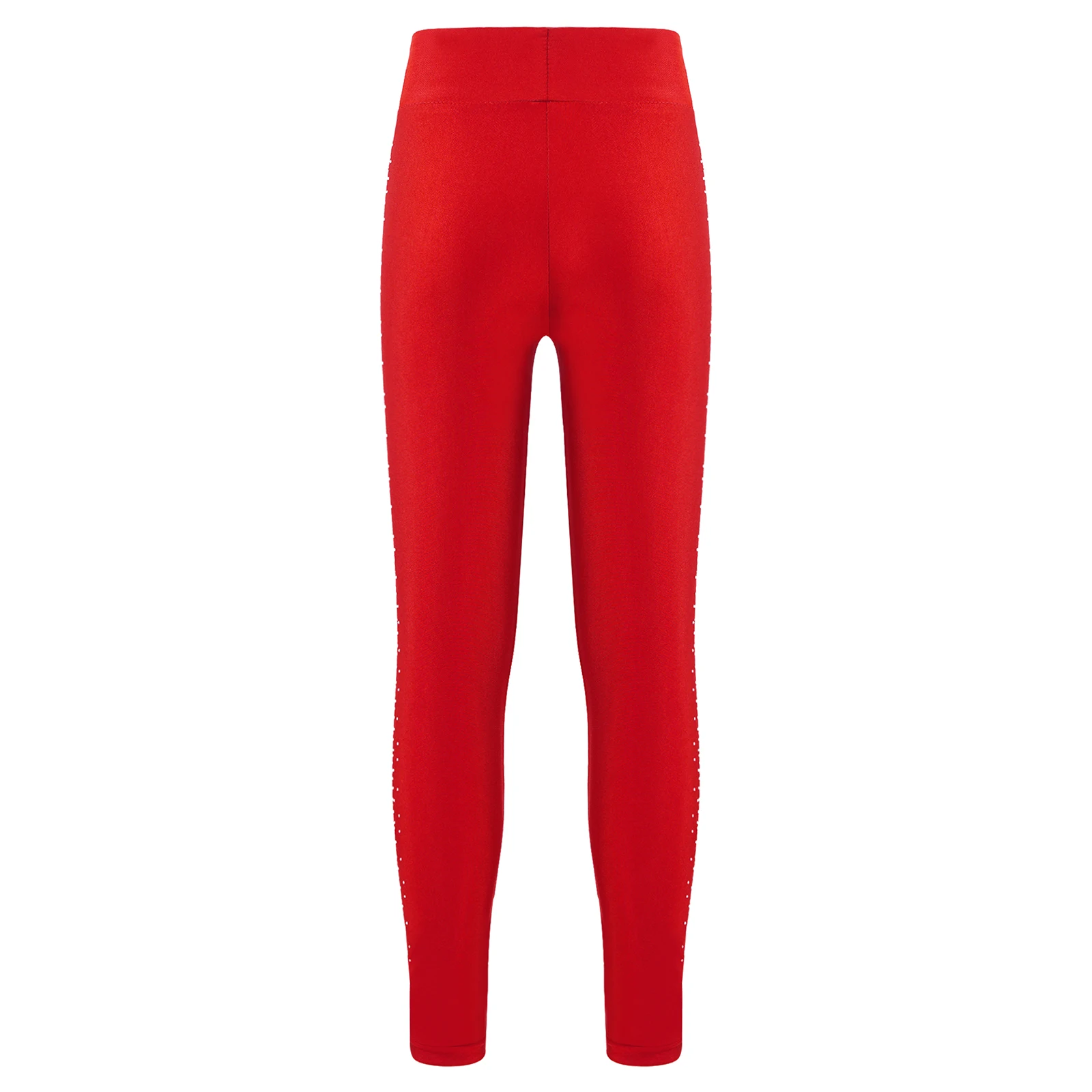 Kinder Mädchen Strass Eiskunstlauf Hosen Ballett Tanz Gymnastik Yoga Leistung Kostüm Elastischer Bund Training Leggings – Detail 13
