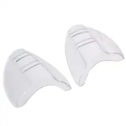 Clear Flexible Safety Eye Glasses Side Shields - Universal Fit Protective Covers (Clear)