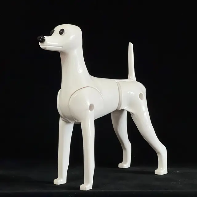 Modello Cane Finto Per Toelettatura - Manichino Barboncino In PP, 35x35 Cm - Foto 2