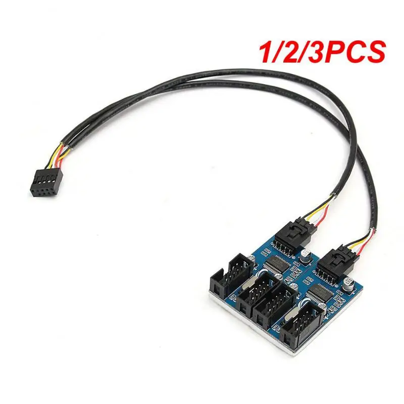 

1/2/3 шт., Usb-разветвитель с 9-контактным разъемом