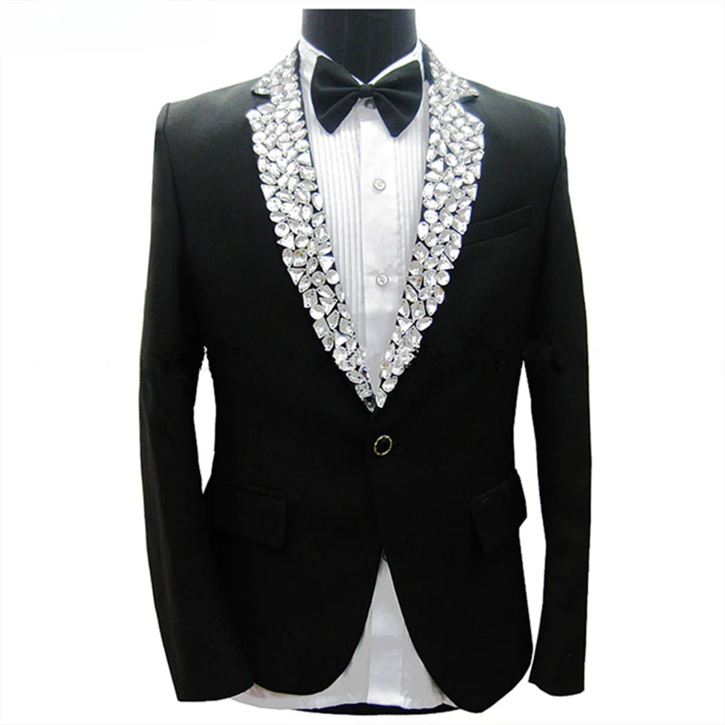 

Официальные Женские черные блейзеры, мужское тонкое пальто для выступлений на сцене, женский свадебный костюм, куртки