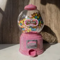 Sparkle Sweet Mini Candy Machine Kids Bubble Gift Children Bank Toys Dispenser Gumball Coin Saving Box Piggy Bank Home Decor 2