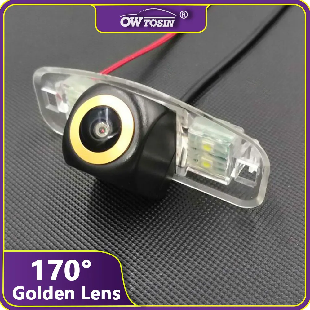 

170° AHD 1080P Golden Lens Reverse Vehicle Camera For Honda Fit City Spirior 2009 2010 2011 2012 Car Rear View Monitor