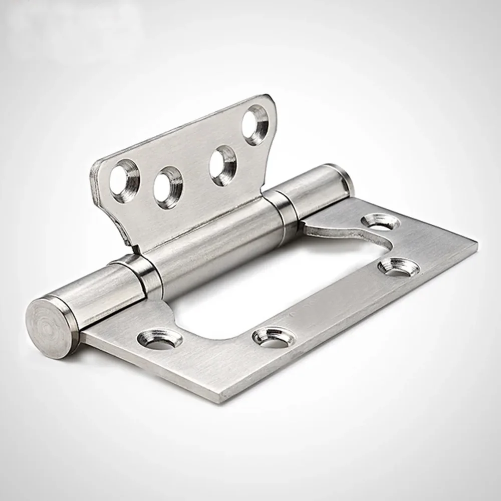 Door Handle Lock Set Mortise Aluminium Alloy Bathroom Wooden WPC Door Stopper Flush Hinge door handle lock