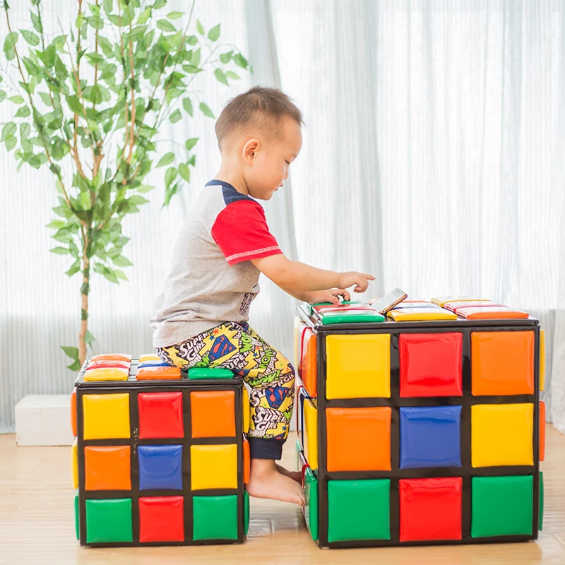 

Creativity Stool Living Room Furniture Ottoman Shoe Changing Stool Makeup Stools Kitchen Dining Chair Multifunction Storage Box