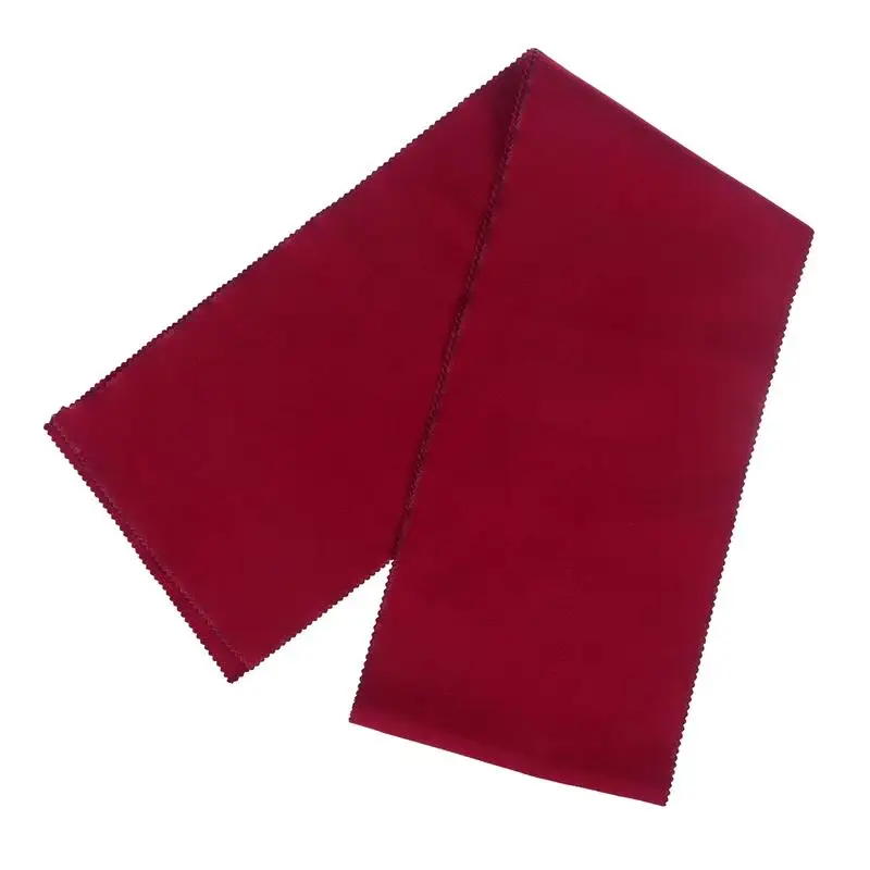 Piano Keyboard Cover 127*15CM Key Cover Cloth Red Piano Anti Dust Cover for Cleaning Care and Protection